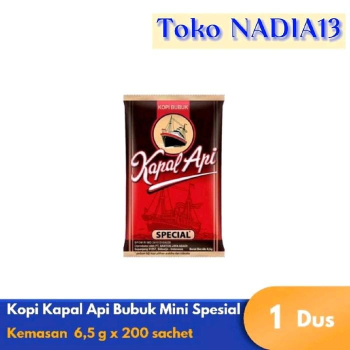 

KAPAL API MINI 6gr KOPI INSTAN 3in1 1dus isi 20 renceng Coffee Robusta Minuman Bubuk