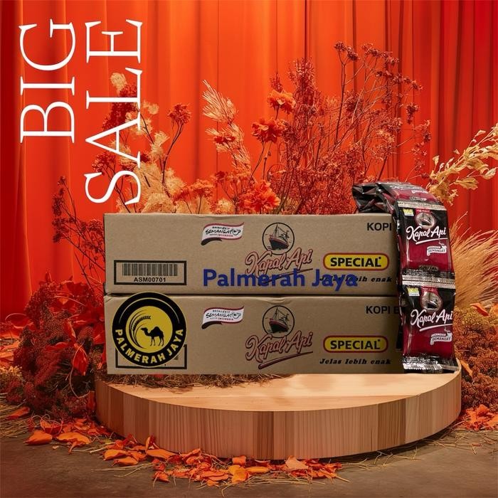 

Kopi Tanpa Gula Kapal Api Special 6 Gram 1 Dus (200pcs) Coffee