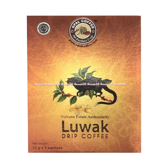

Opal Coffee Luwak Drip Coffe 5sachet Kopi Dengan Saringan Filter Bubuk