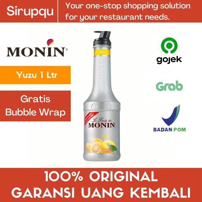 

Monin Puree Fruit Mix Yuzu 1 Ltr / Toping / Fruitmix / Cafe / Topping