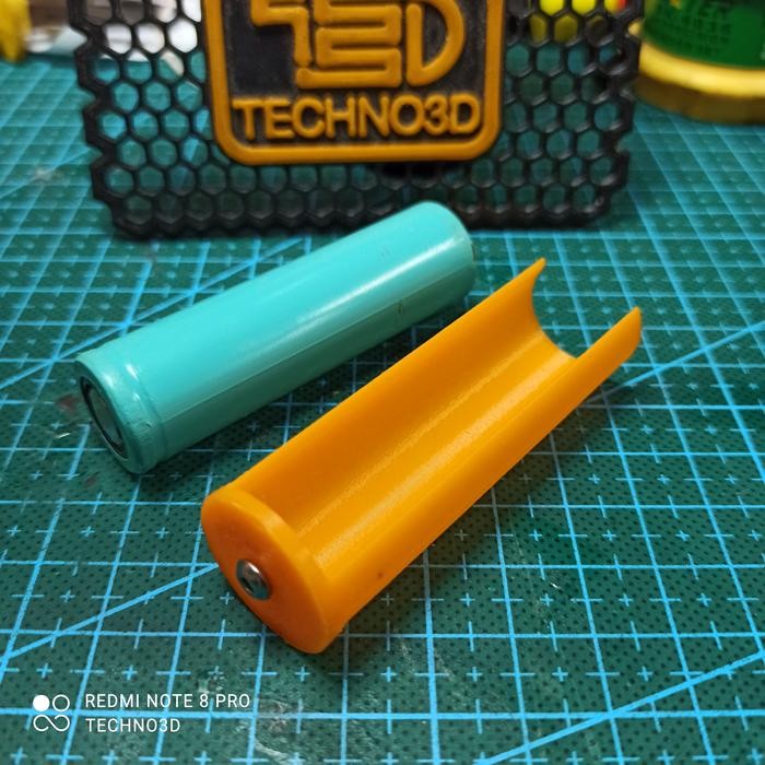 18650 to 21700 Battery Adapter - flashlight - senter