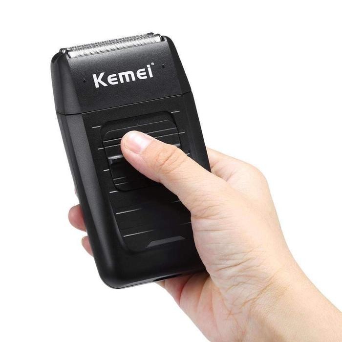 PROMO / TERMURAH Shaver Kemei KM-1102 Alat Mesin Cukur Rambut,Kumis,Jenggot Sistem Cas TERBAIK