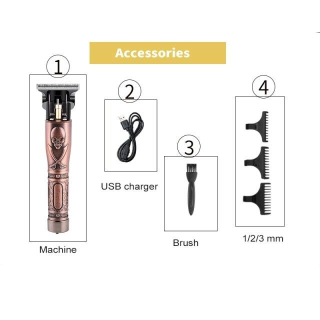 PROMO / TERMURAH Hair Clipper Trimmer Kemei KM 9370 Alat Mesin Cukur Rambut Detailer TERBAIK