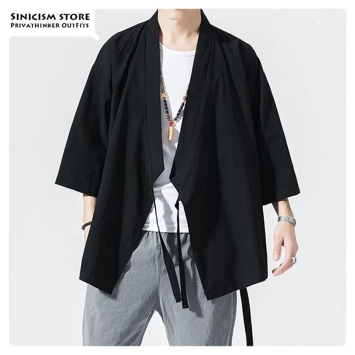 Ready Yukata Jepang Blazer Cardigan Pria Jepang Style Ready