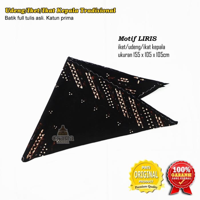 Promo Iket Udeng Ikat Kepala Batik Bakaran Pakaian Baju Adat Pati Original