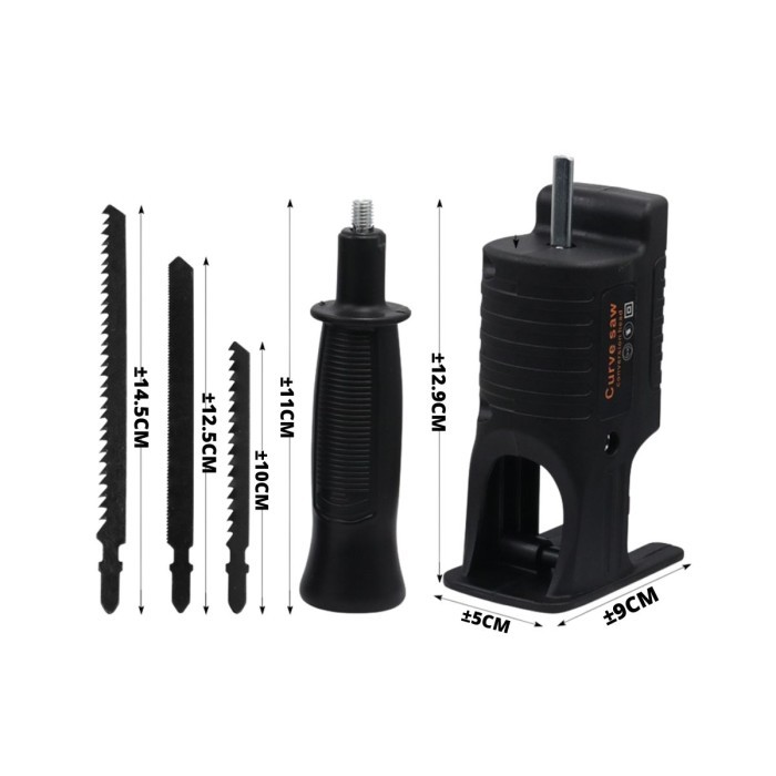 Adaptor Reciprocating Jigsaw Gergaji Elektrik Pemotong Kayu Anti Karat