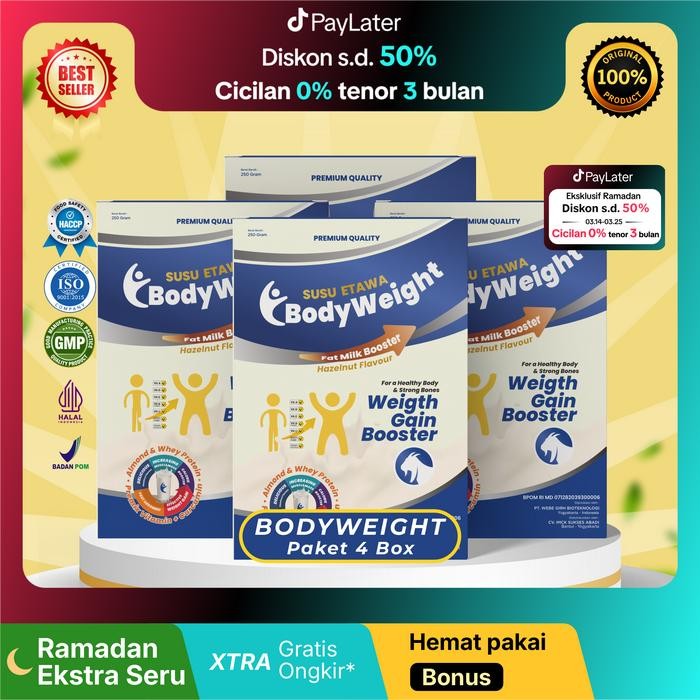 

BARANG TERLARIS Susu Etawa Penambah Nafsu Makan Kemasan 250r Paket 4 Box