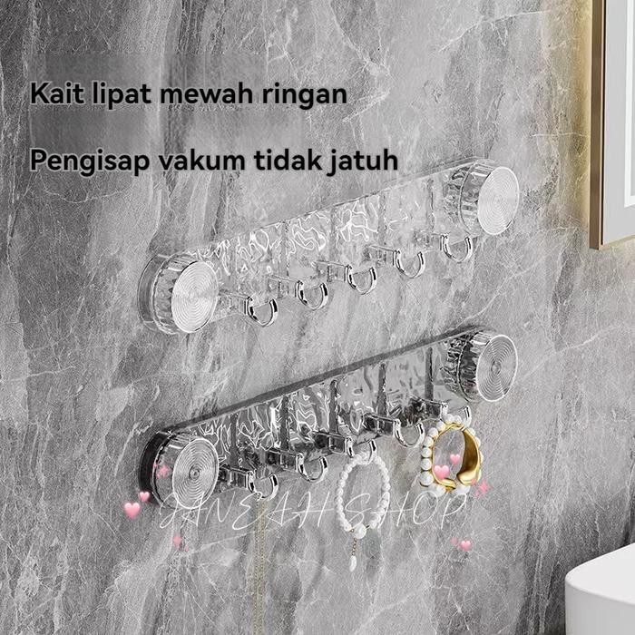 KASTOK BAJU GANTUNGAN BAJU / HANGER GANTUNGAN TOILET SERBAGUNA / GANTUNGAN HANDUK KAMAR MANDI TEMPEL