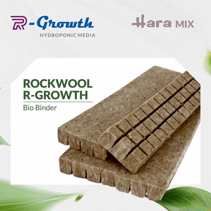 Terlaris Rockwool Hidroponik R-Growth Bio Based Binder
