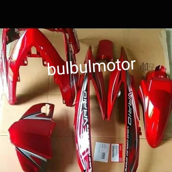 Cover Body Halus Vario Karbu Old 110 Full Set, Plus Striping