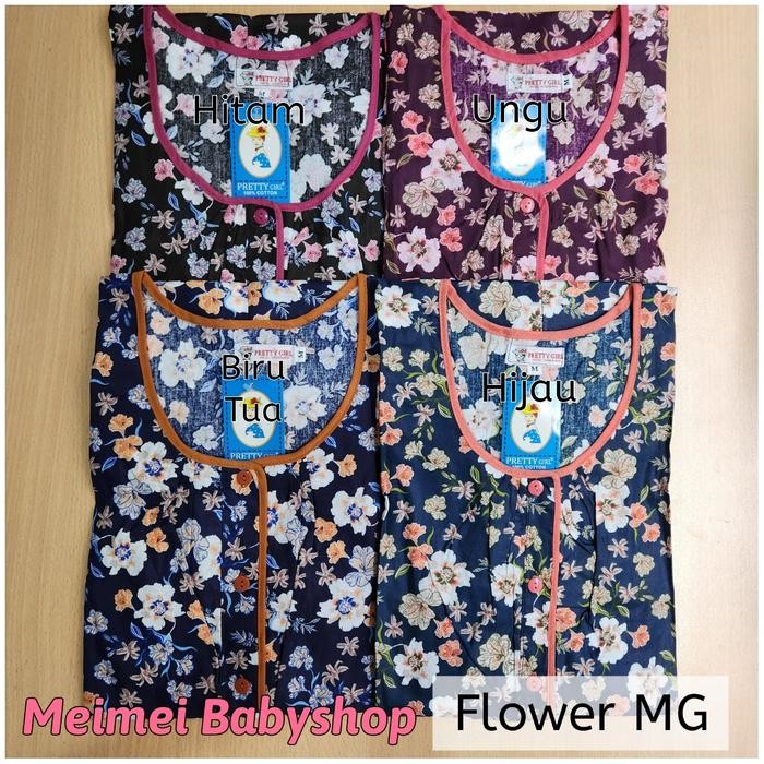 Size M Daster Katun Pretty Girl / Daster Busui Bumil / Baju Tidur Wanita