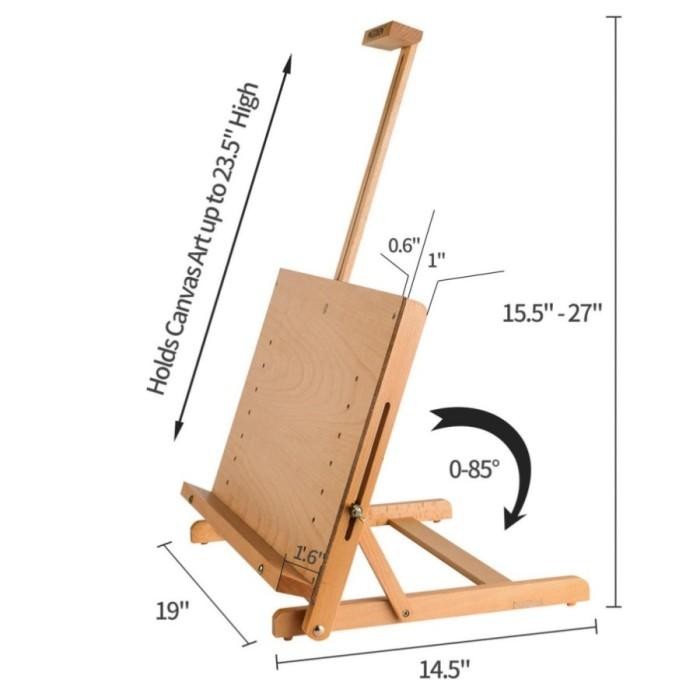 

Meeden Drawing Board Easel Artist Display Table Top Papan Gambar