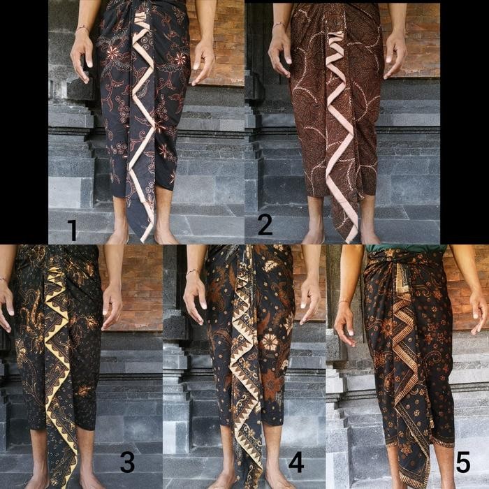 Promo Pakaian Adat Bali Kamen Kain Pria Oleh Oleh Khas Bali Original