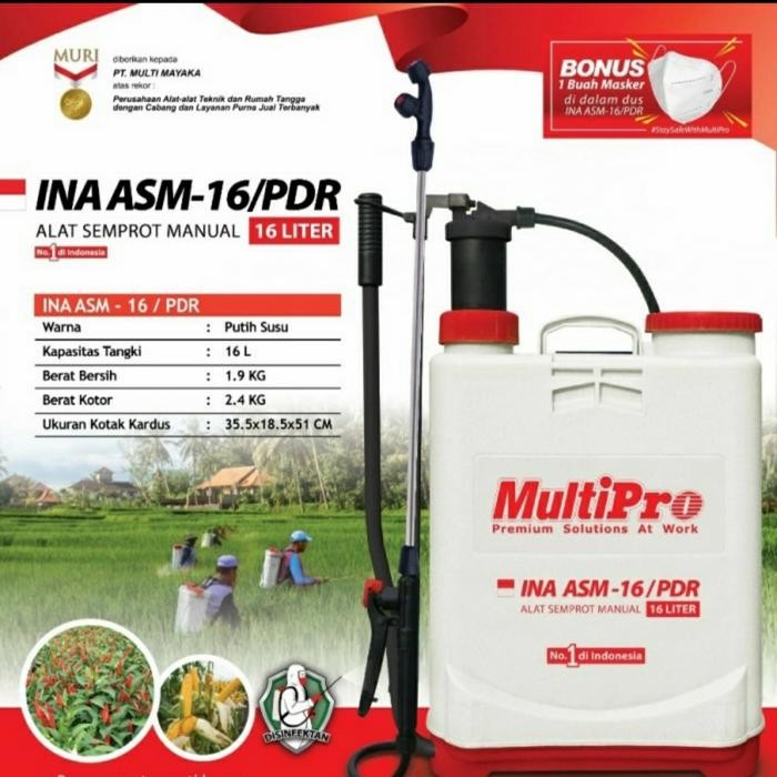 Sprayer Manual 16 Liter Multipro / Alat Semprot Hama Terlaris