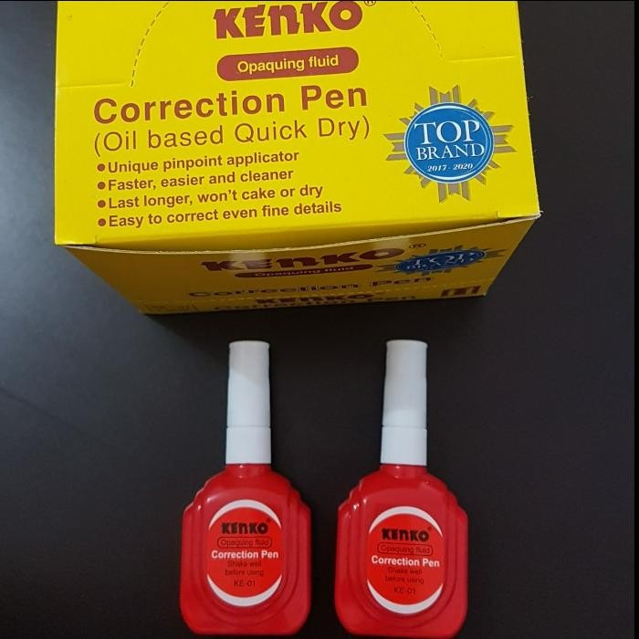 

correction fluid kenko ke-01 (per lusin) tip ex cair kode 685