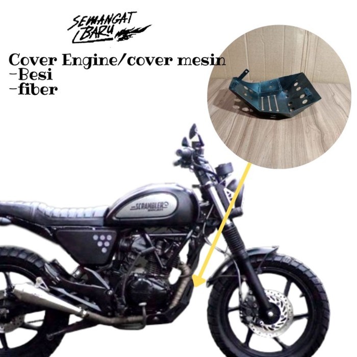 Cover Engine Cover Mesin Penutup Mesin Untuk Motor Scorpio Megapro