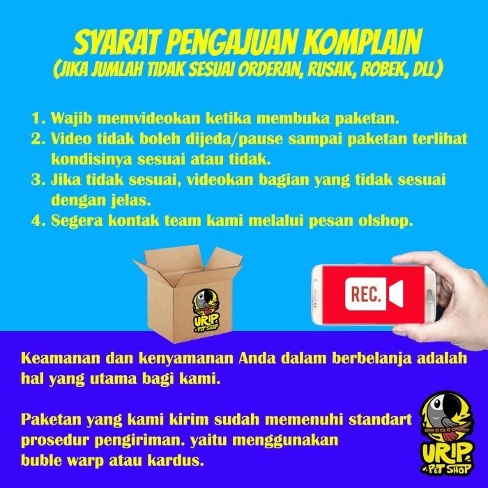 TALI UNTUK LATIH BURUNG MACAW AFGREY KAKATUA ANTI PUTUS