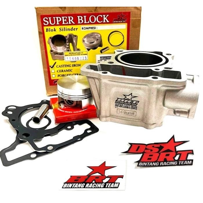 Blok Brt Cast Iron 62 Sonic 150 New Cb 150 Cbr 150R Led Supra Gtr 62Mm