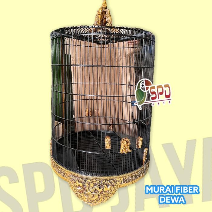 SANGKAR KANDANG MURAI FIBER UKIR