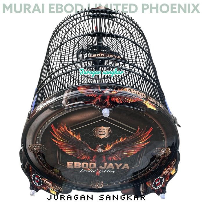 sangkar kandang murai EBOD pvc decal limited edition phoenix series