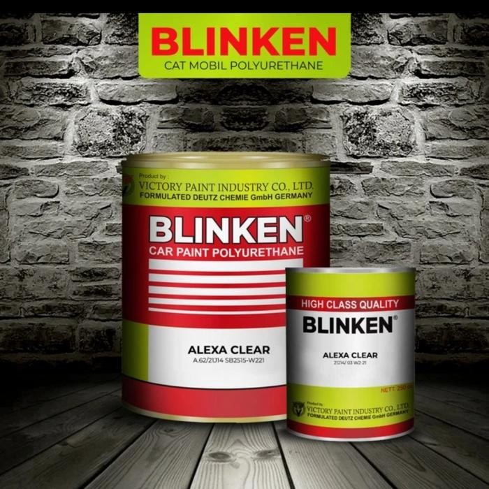 Blinken Polyurethane Alexa Clear Coat Mobil dan Hardener Terbaik