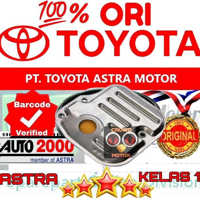 FILTER OLI MATIC YARIS BAKPAO ORI TOYOTA 100% ASTRA TAM