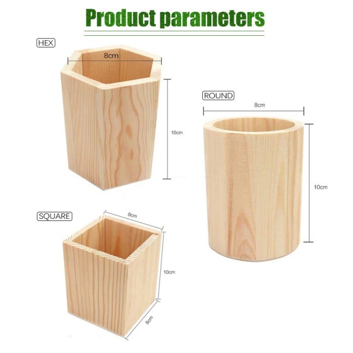 Kotak Pensil Kayu Tempat Sutil Kayu Tempat Pensil / Kotak Serbaguna