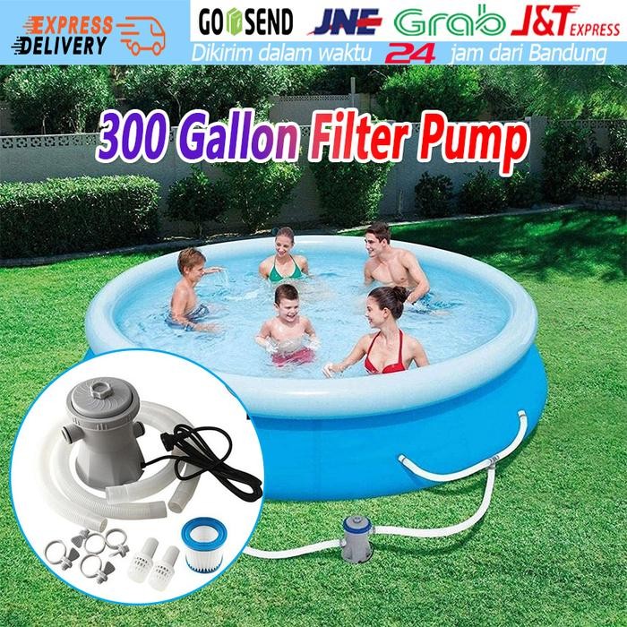 Filter Pompa Air Kolam Renang Elektrik Pompa Kolam Renang 300 Gallon