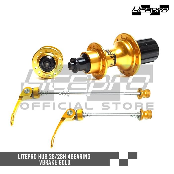 Litepro Hub 28/28H 4Bearing Vbrake #Gratisongkir