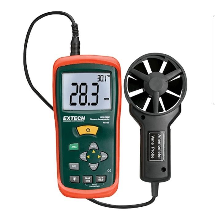 CFM/CMM Mini Thermo-Anemometer AN100 EXTECH