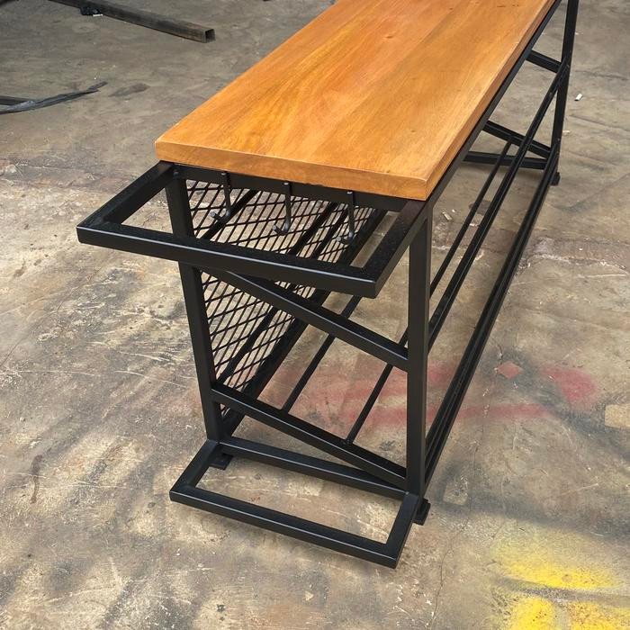 Custom rak sepatu - bench Kayu