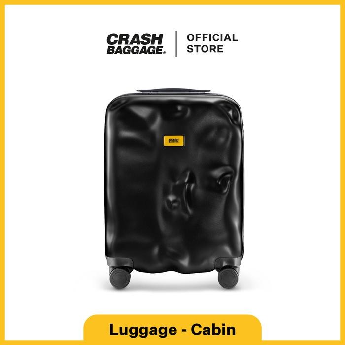 Crash Baggage Icon Luggage Black 35 lt Cabin