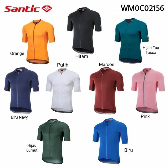 Baju Jersey Sepeda Gowes original Santic Azuni WM0C02156