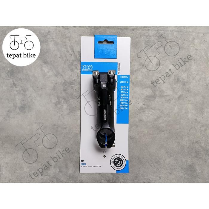 Stem Sepeda Road Bike PRO PLT Alloy 100mm 130mm 10 DegreeDerajat -135gr