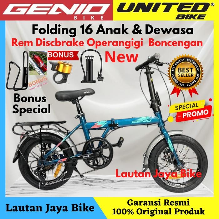 SEPEDA LIPAT 16 GENIO F371 BY UNITED