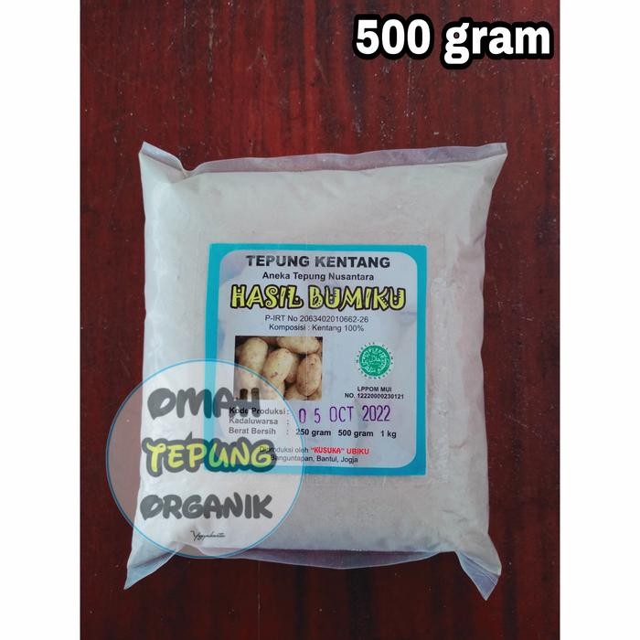 

Tepung KENTANG Organik kemasan 500 gram/Tepung MPASI/Potato organic