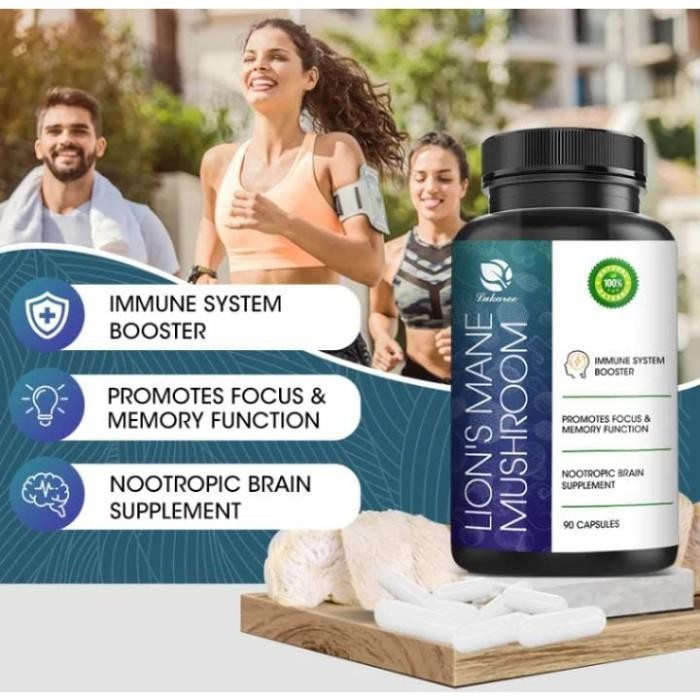 LUKAREE LIONS MANE MUSHROOM CAPSULES ORIGINAL-90