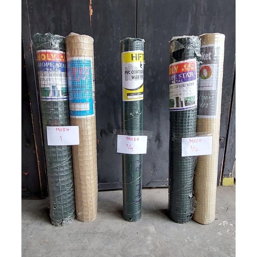PREMIUM KAWAT LOKET GALVANIS HIJAU KAWAT KANDANG KAWAT RAM UK. 1/4' MANADO