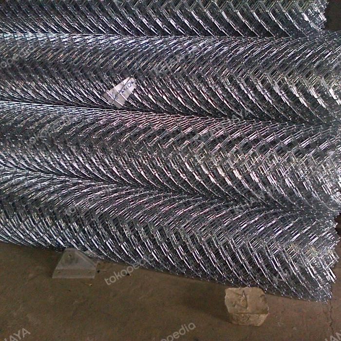 PREMIUM KAWAT PAGAR HARMONIKA GALVANIS RAM WJIK AYAM UKURAN 1.6mm/5,5cm