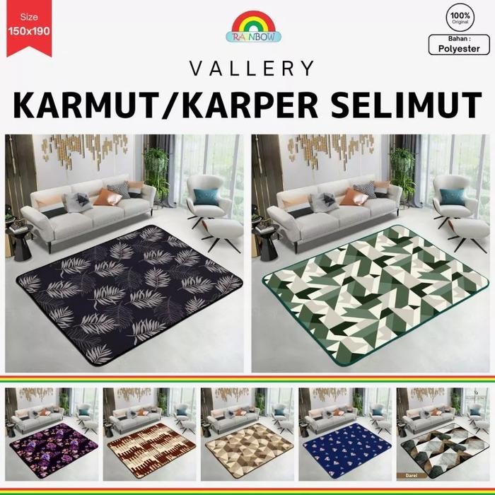 Vallery Quincy - Karpet Selimut Karmut 150X190 Karpet Malaysia Pilihan