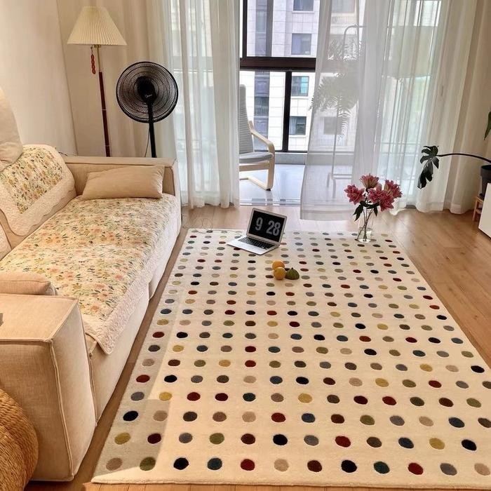 Karpet Ruangan Super Lebar Karpet Bulu Wool Tebal Halus Ukuran Jumbo 2*3 Meter Premium