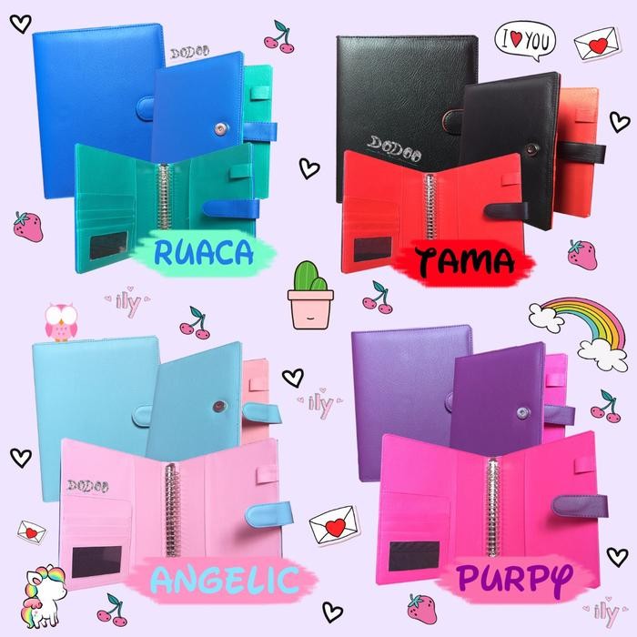 

[Deli Atk] Binder A5/20Ring Polos Kombinasi By Stationary Of Dodoo