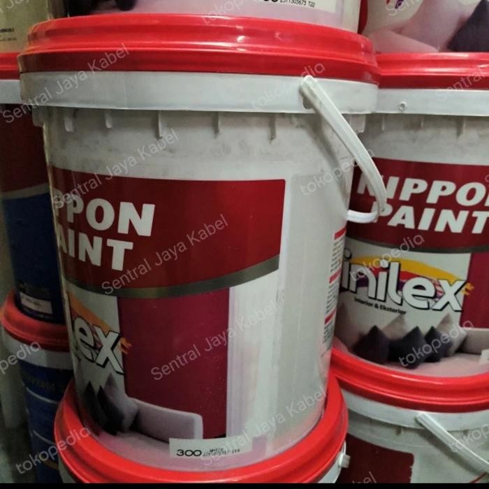 Cat Vinilex 25 Kg Kembang 300 Putih 1 Pail Gojek Ready 300 Ion White