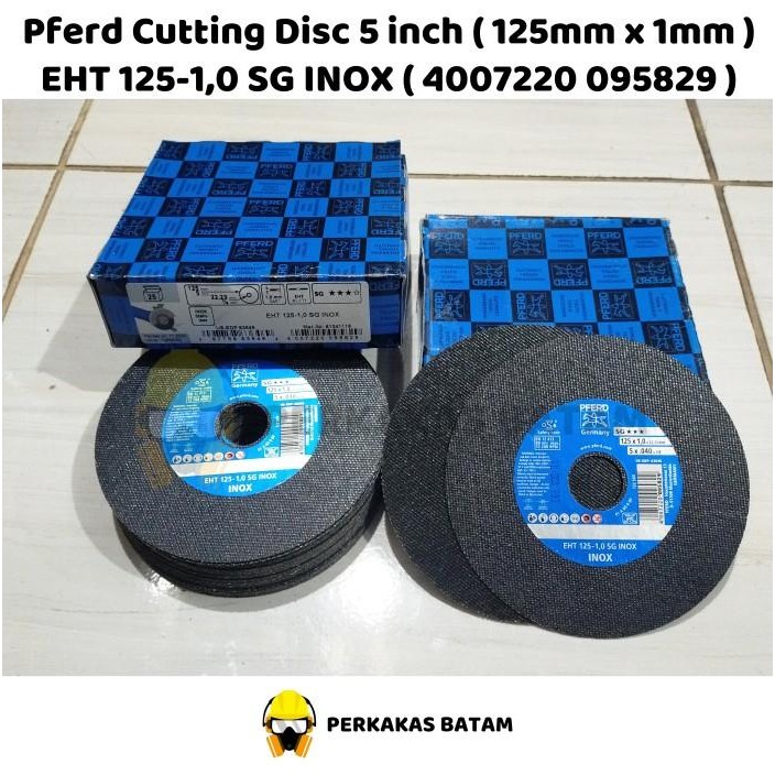 Pferd Cutting Disc 5 Wheel Eht 125-1.0 Sg Inox 1Mm Cut Off Mata Potong