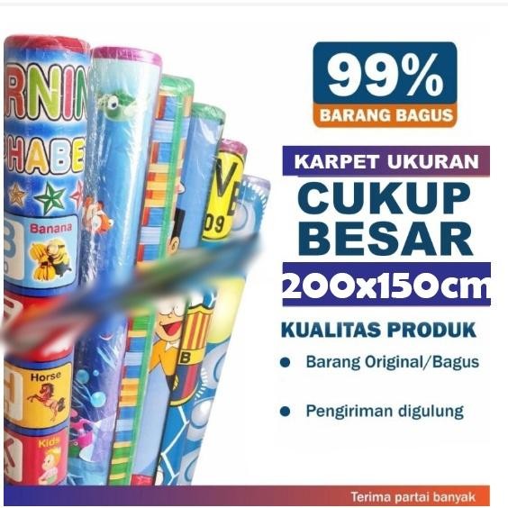 Tikar Piknik Tikar Lipat Tikar Lantai Karakter Plastik Spon