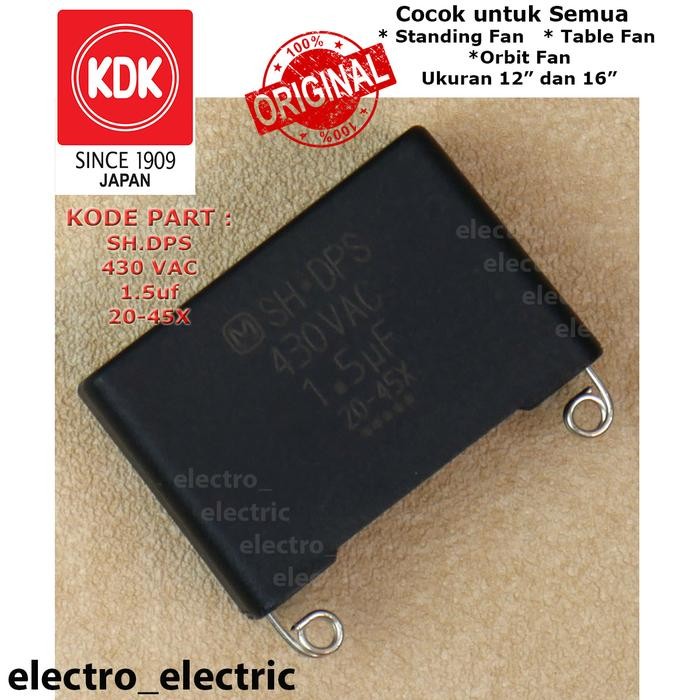 CAPASITOR KIPAS ANGIN KDK