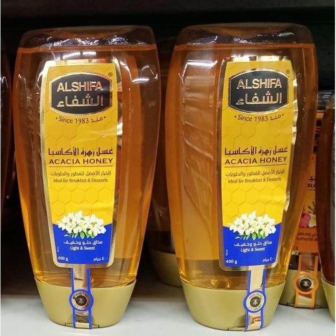 

Promo Madu Alshifa Acacia Honey Squeeze 400 Gram Original Surabaya