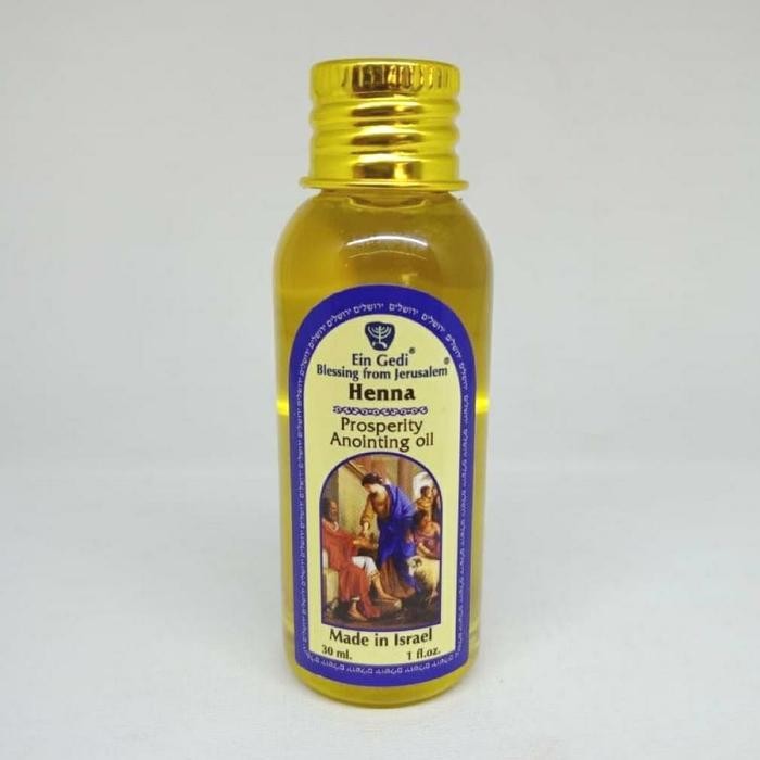 Minyak Urapan PROSPERITY HENNA Anointing Oil by Ein Gedi, Israel
