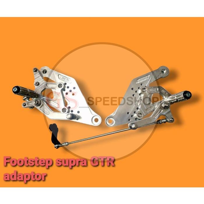 Footstep Foot Step Ub Underbone Rc3 Honda Sonic 150 Supra Gtr Adaptor Terbaru