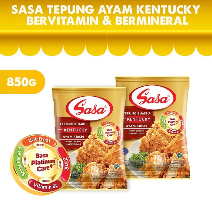 

Caraka.store1 Sasa Tepung Bumbu Ala Kentucky 850gr - 2pcs